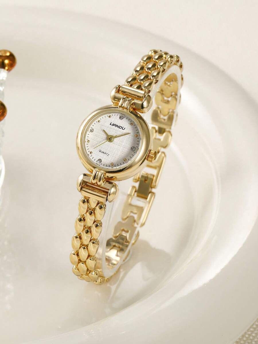 腕時計 レディース クォーツ 新作ファッション レディース腕時計 レトロ 高級 シンプル エレガント ライトラグジュアリー 多用途拍卖
