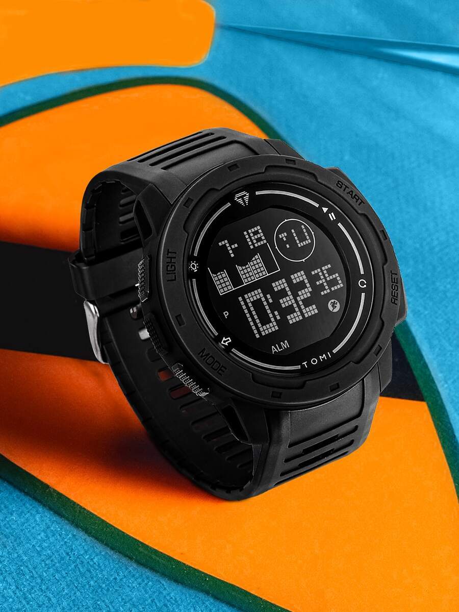 腕時計 メンズ デジタル 1個 ボックス入り メンズ ピクセル デジタル カラー スポーツ 電子腕時計、日常生活、休日、ハロウィン拍卖