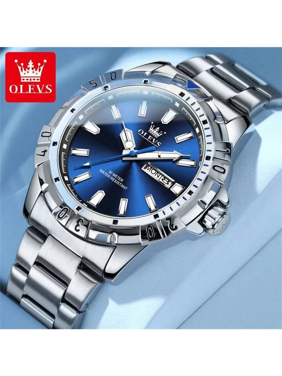 腕時計 メンズ クォーツ . オリジナルラグジュアリーブランド腕時計 メンズ クラシックカジュアル 防水 ステンレススチール ク拍卖