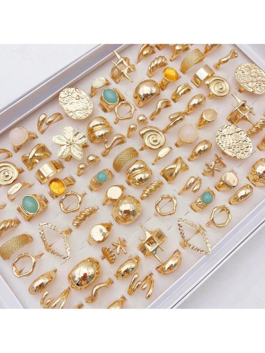 リング レディース セット ファッション キラキラ バタフライ 蛇 花 リングセット 20個入り 男女兼用 スタイリッシュ ライン拍卖