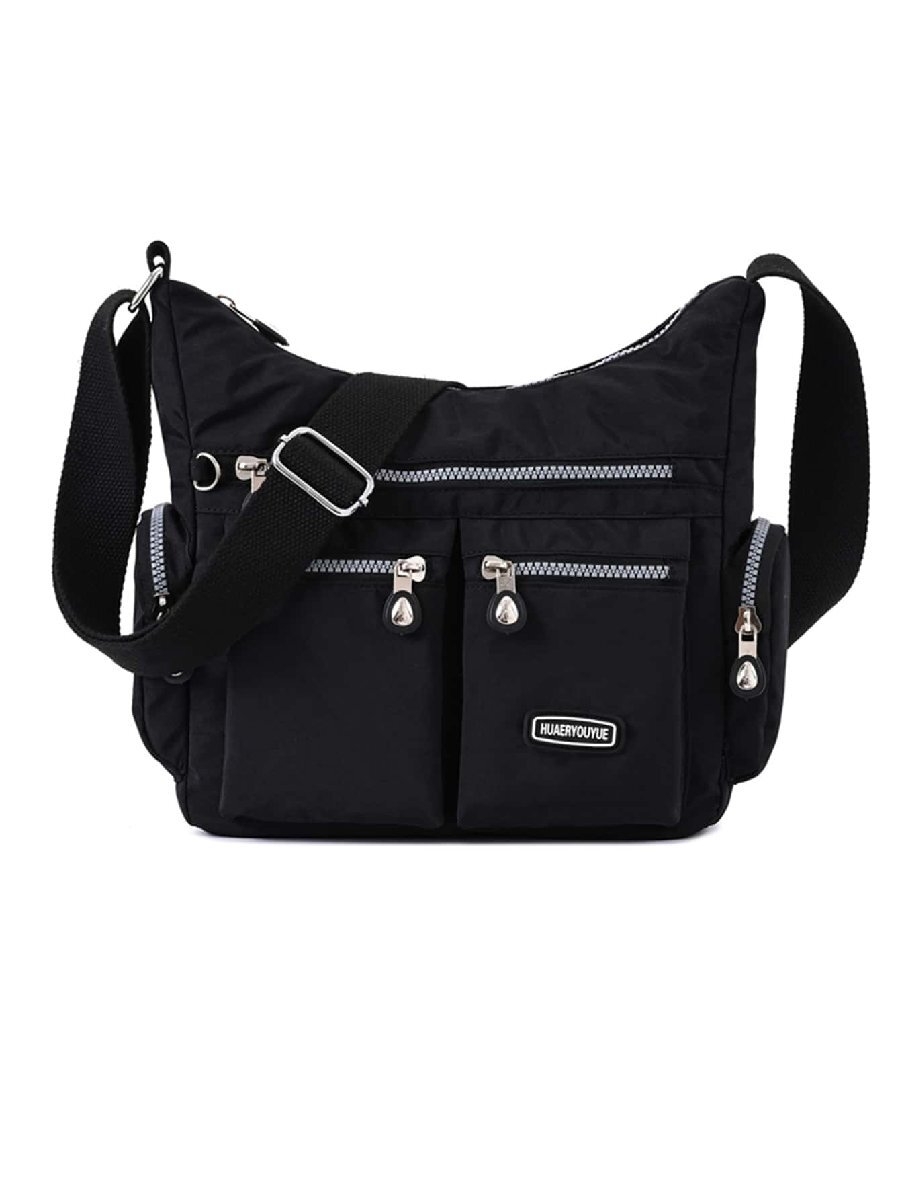 バッグ レディース ショルダーバッグ 女性 調節可能なストラップソリッドカラーナイロンカジュアル日常ショルダークロスボディバッグマ拍卖