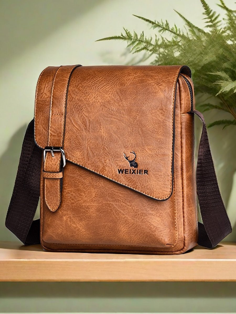 バッグ メンズ ショルダーパック メンズショルダー/クロスボディ/ウエスト/ハンドバッグ ポータブル アウトドアバッグ、PU素材防拍卖