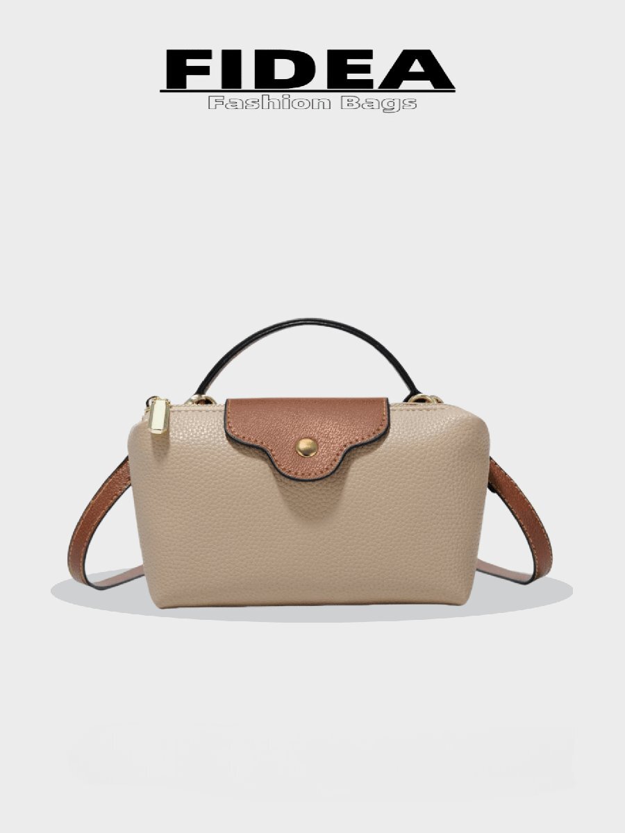 バッグ レディース ハンドバッグ 新作ファッショナブル 無地ミニマリストPUレザー 柄バケツバッグ、スタイリッシュでエレガント、手拍卖