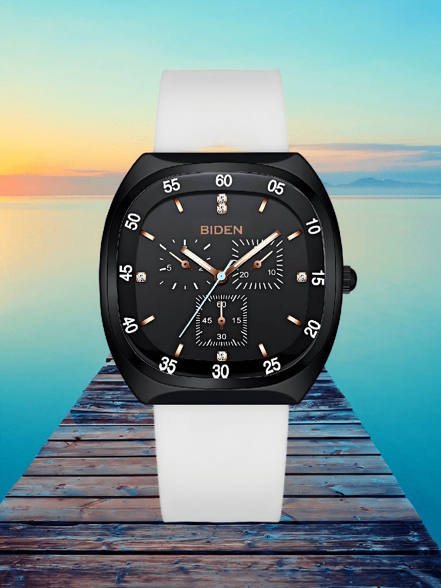 腕時計 レディース クォーツ バイデン レディース ダイヤモンド文字盤 クォーツ 防水 シリコン時計拍卖