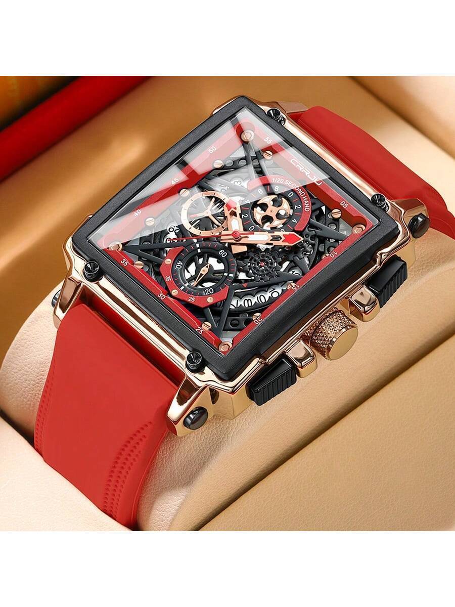 腕時計 メンズ クォーツ スポーツ用メンズ 防水 マルチ機能 クロノグラフ腕時計拍卖