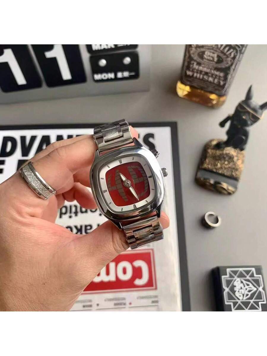 腕時計 メンズ クォーツ 1個 本物のニッチY2Kレトロヴィンテージダイナミックデジタル クォーツ 腕時計 メンズ拍卖