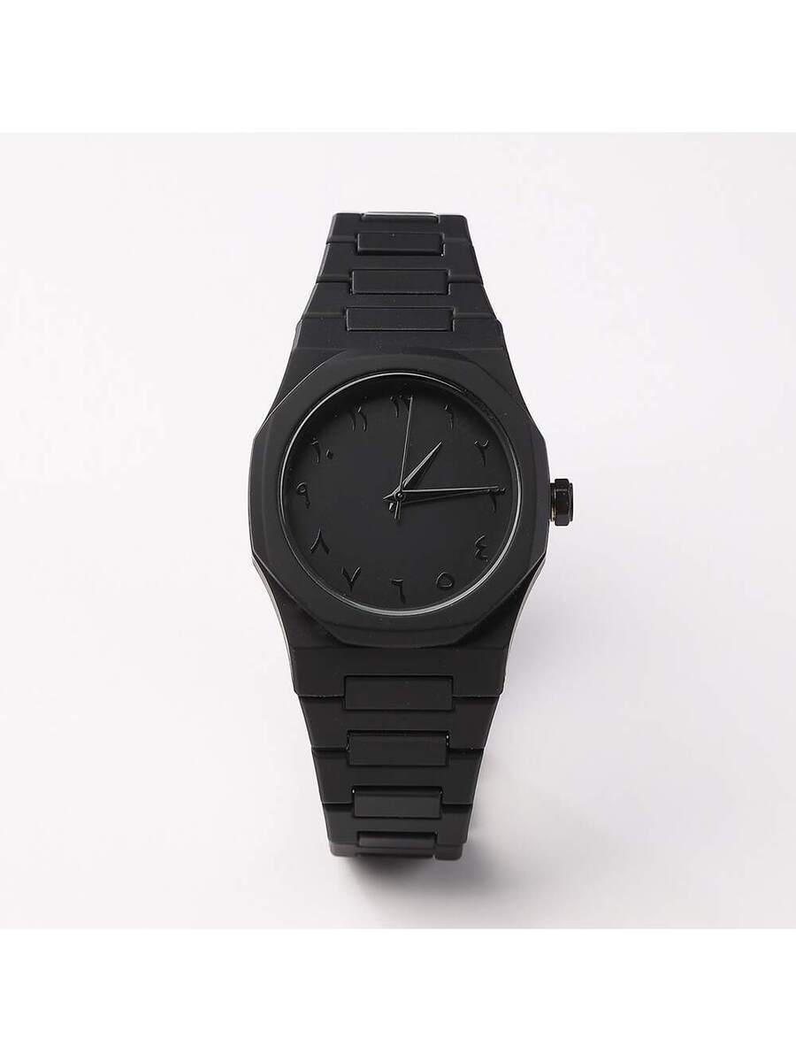 腕時計 メンズ クォーツ 2025年新作 メンズ高級クォーツ腕時計、オクタゴナル 洗練されたデザイン クォーツ腕時計、ブラックアー拍卖