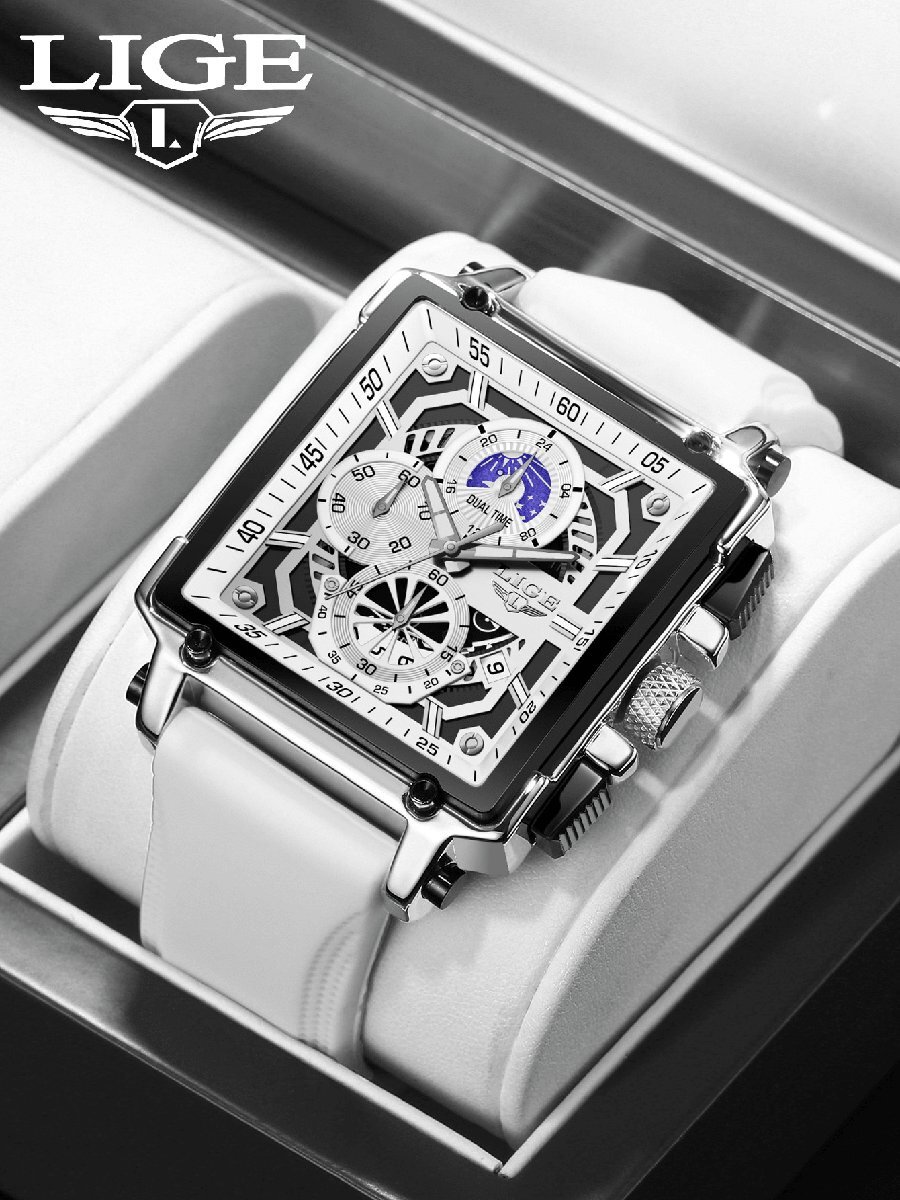 腕時計 メンズ クォーツ LG8986 メンズクォーツ腕時計、ファッション性の高いビジネスカジュアル拍卖