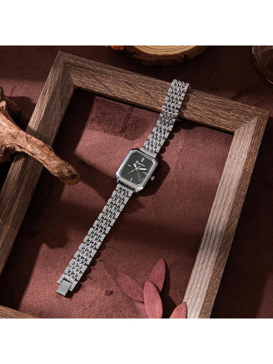 腕時計 レディース クォーツ 新作 高級 スチールバンド レディース腕時計、ファッション ミニマリスト スクエア クォーツ レディ拍卖