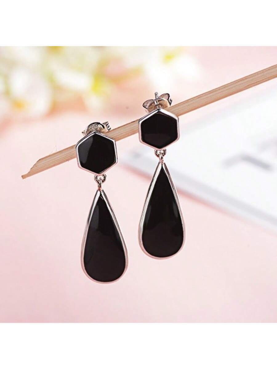 ジュエリー レディース イヤーアクセサリー 1個 エレガントな925スターリングシルバー キュービックジルコニア ハートペンダント拍卖