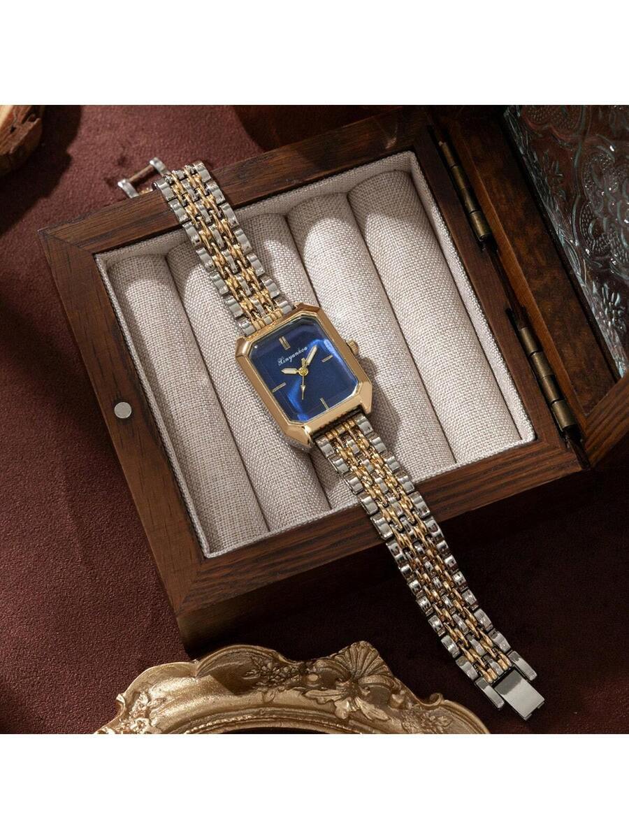 腕時計 レディース クォーツ 新作 高級 スチールバンド レディース腕時計、ファッション ミニマリスト スクエア クォーツ レディ拍卖