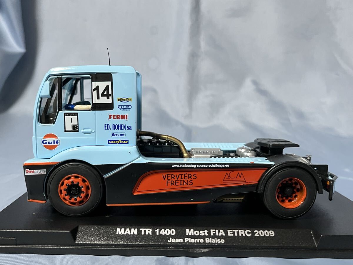 Flyslot(フライスロット)製 スロットカー トレーラー ヘッド MAN TR 1400 Most FIA ETRC 2009 (1/32)拍卖