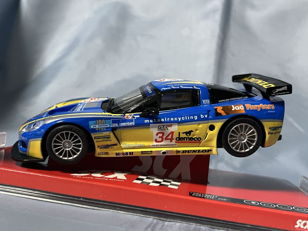SCX製 スロットカー シボレー コルベット C6R 1/32拍卖