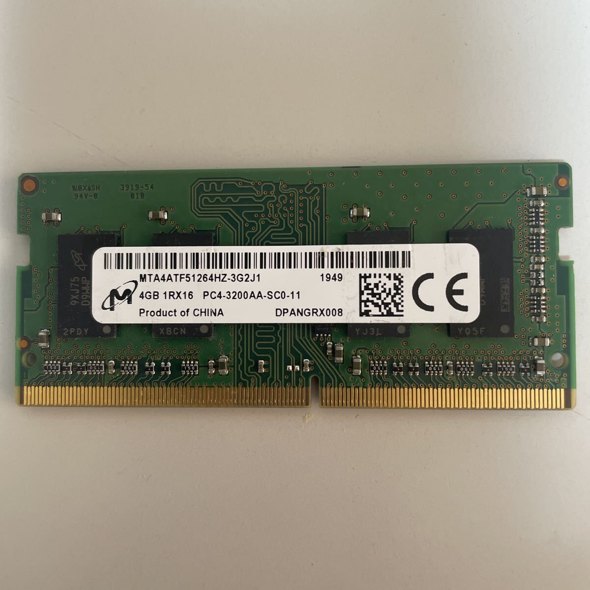 DDR4 4GB PC4-3200AAノートパソコン用メモリー動作確認済みです。拍卖