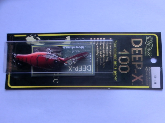 新品未開封 メガバス ディープX DEEP-X 100 2002 FIRE-CLAW MEGABASS拍卖