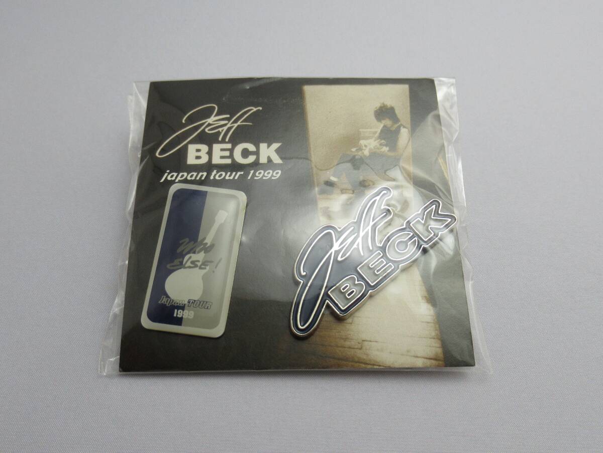 レア 1990'S オールド★JEFF BECK/ジェフ・ベック◇ピンバッジ japan tour 1999 1999年 日本ツアー WHO ELSE! フー・エルス!拍卖