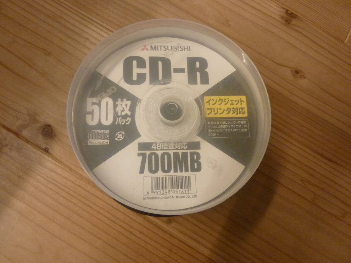 MITSUBISHI CD-R 50枚 700MB 48倍速拍卖
