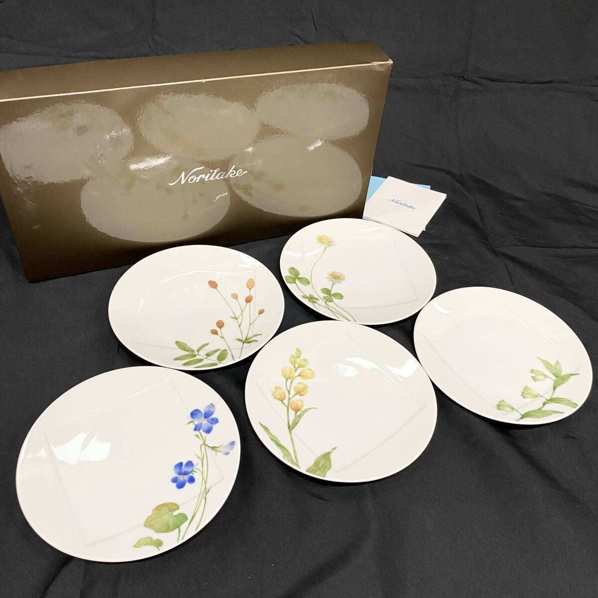1円~ 8TNX1290925 Noritake ノリタケ 美品 食器 お皿 5枚セット 現状品 拍卖
