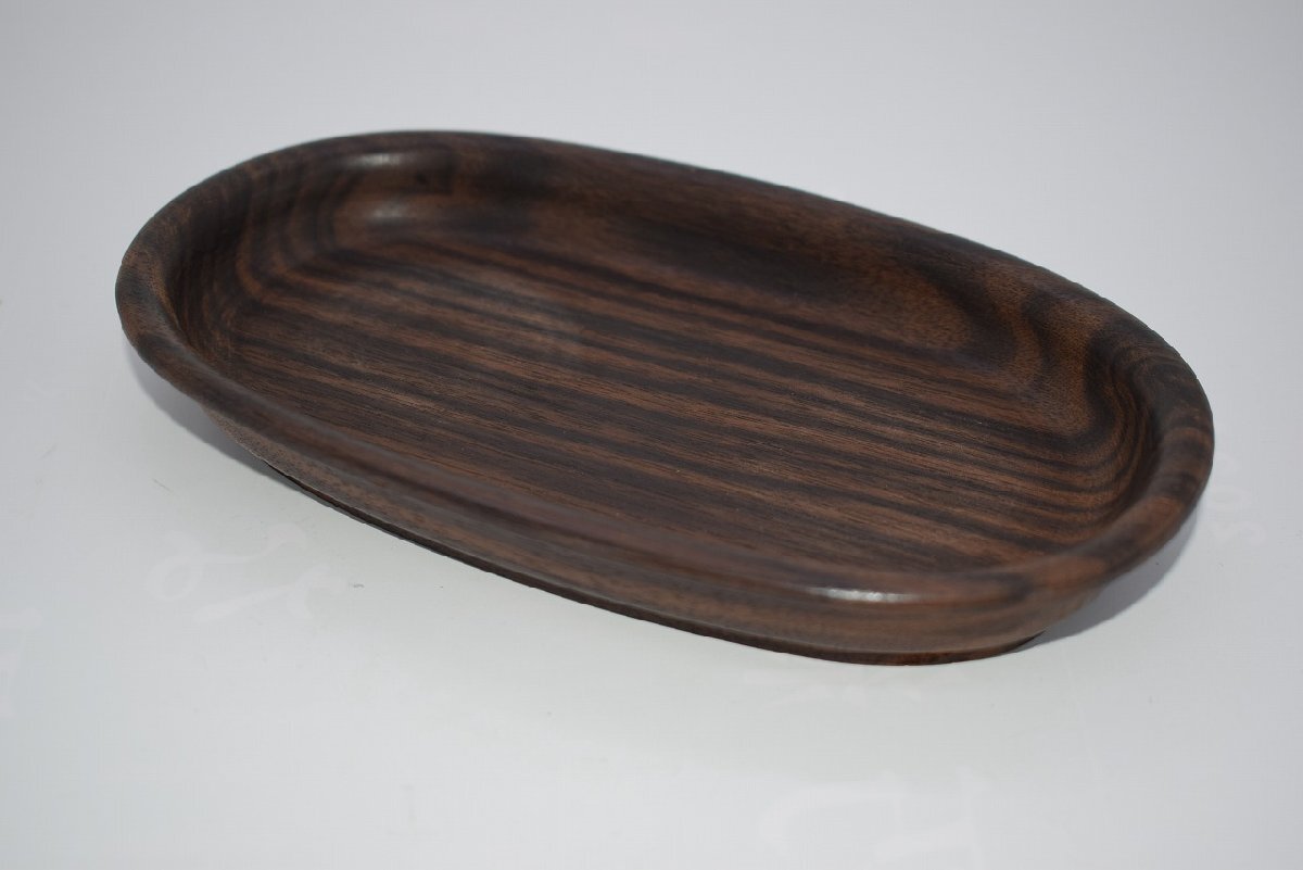 煎茶道具 煎茶盆 銚座 一双盆 黒檀 (1) 34-9115-01拍卖