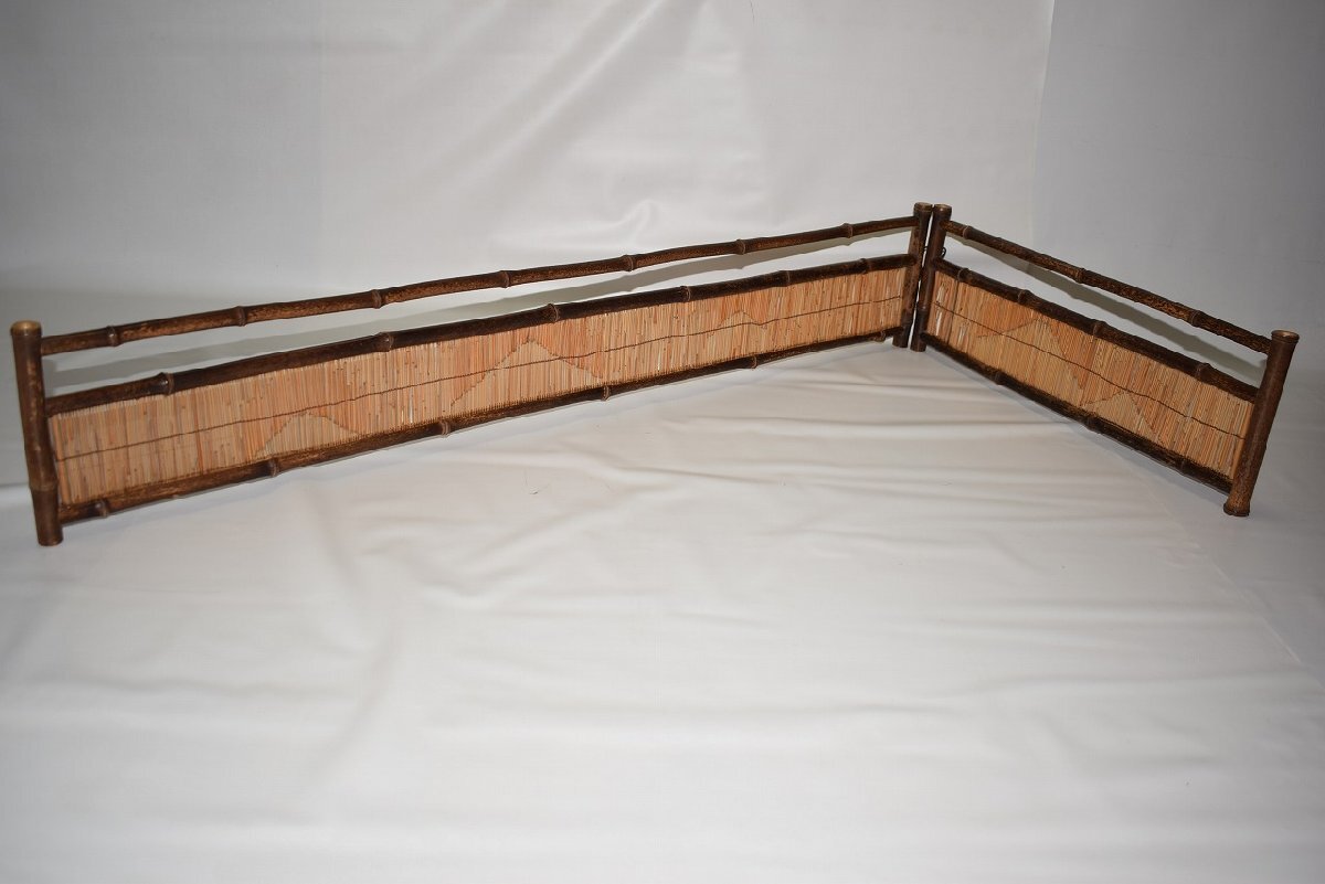 茶道具 風炉先 煎茶用 黒竹 簾 風炉先屏風 茶道 07-9013拍卖