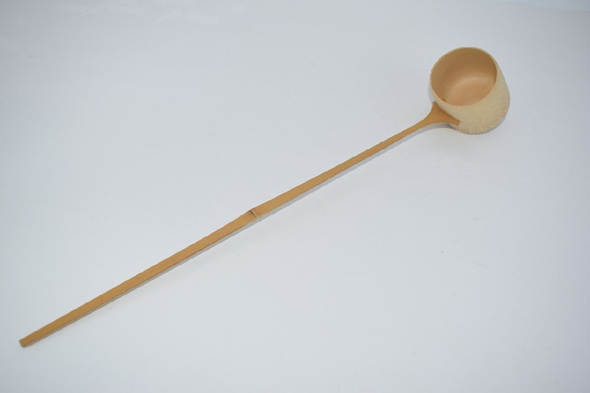 茶道具 柄杓 風炉用 (A-6) 茶道 注)水漏れは確認していません。柄杓扱いのお稽古用としてお使いください。 30-9001-a06拍卖
