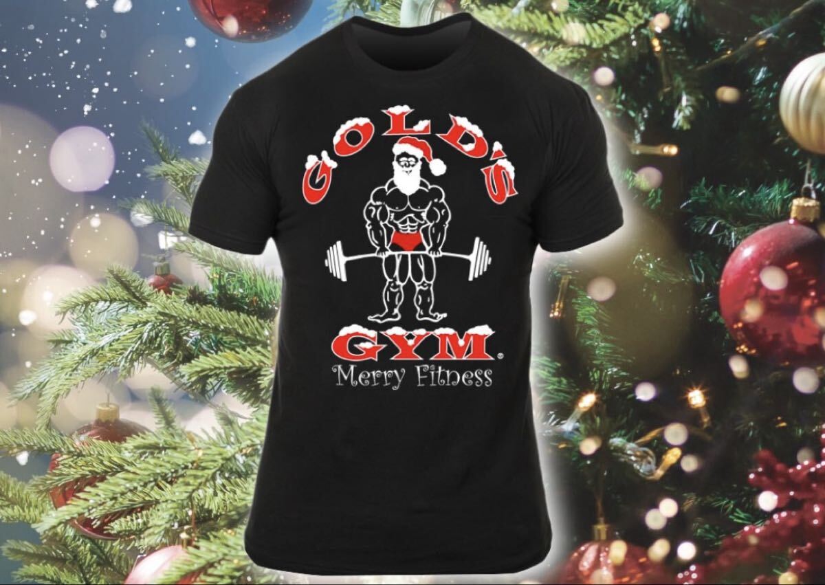 ★ゴールドジム GOLD'SGYM 別注 2024 サンタTシャツ Lサイズ 新品 限定品 送料込拍卖
