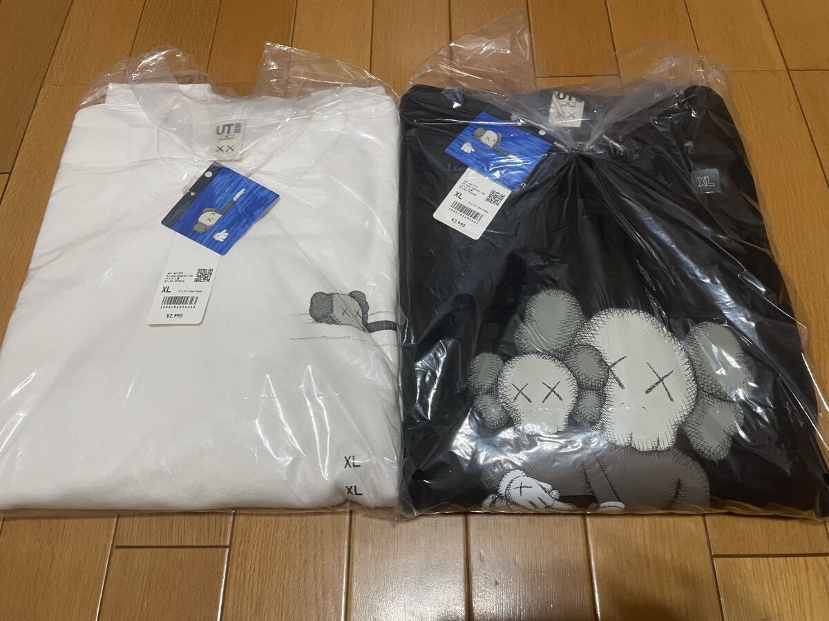 ★UNIQLO ユニクロ KAWS カウズ コラボ スウェット 2枚セット XL 新品 送料込拍卖