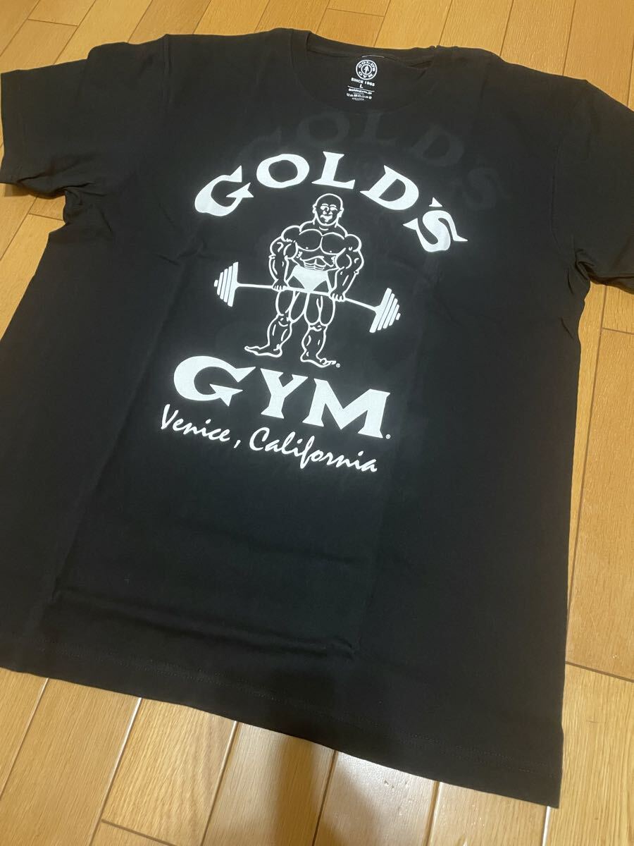 ★ゴールドジム GOLD'SGYM 別注 Tシャツ Lサイズ 黒 新品 限定品 送料込拍卖