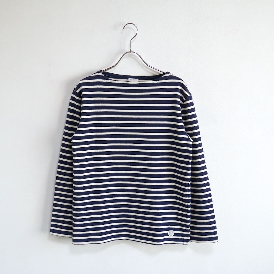 ORCIVAL オーシバル バスクシャツ ボーダー カットソー★ネイビー拍卖