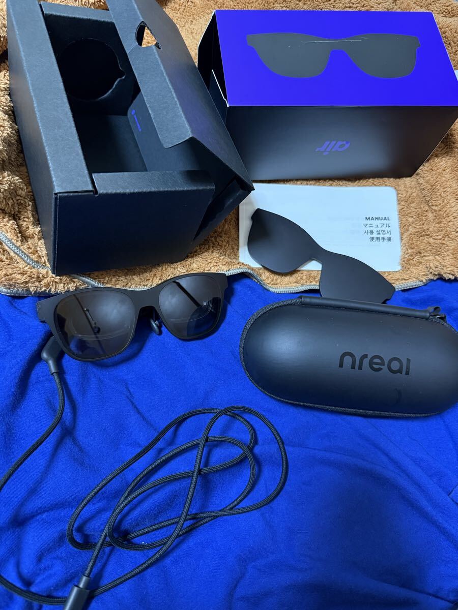 XREAL nreal air スマートグラス NR-7100RGL at ARグラス 本体 ニンテンドースイッチ ps5 ps4 パソコン 使用可拍卖