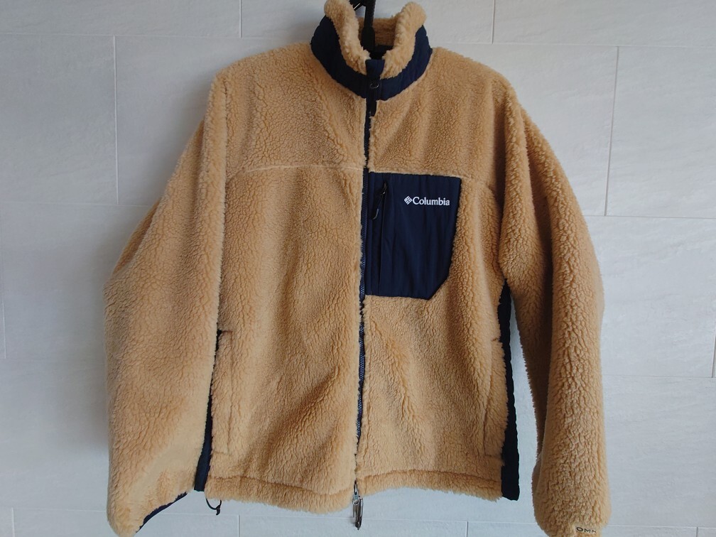 <未使用品> Columbia コロンビア メンズXL アーチャーリッジⅡジャケット 防風ボアフリース PM0923 色:シエラタン拍卖