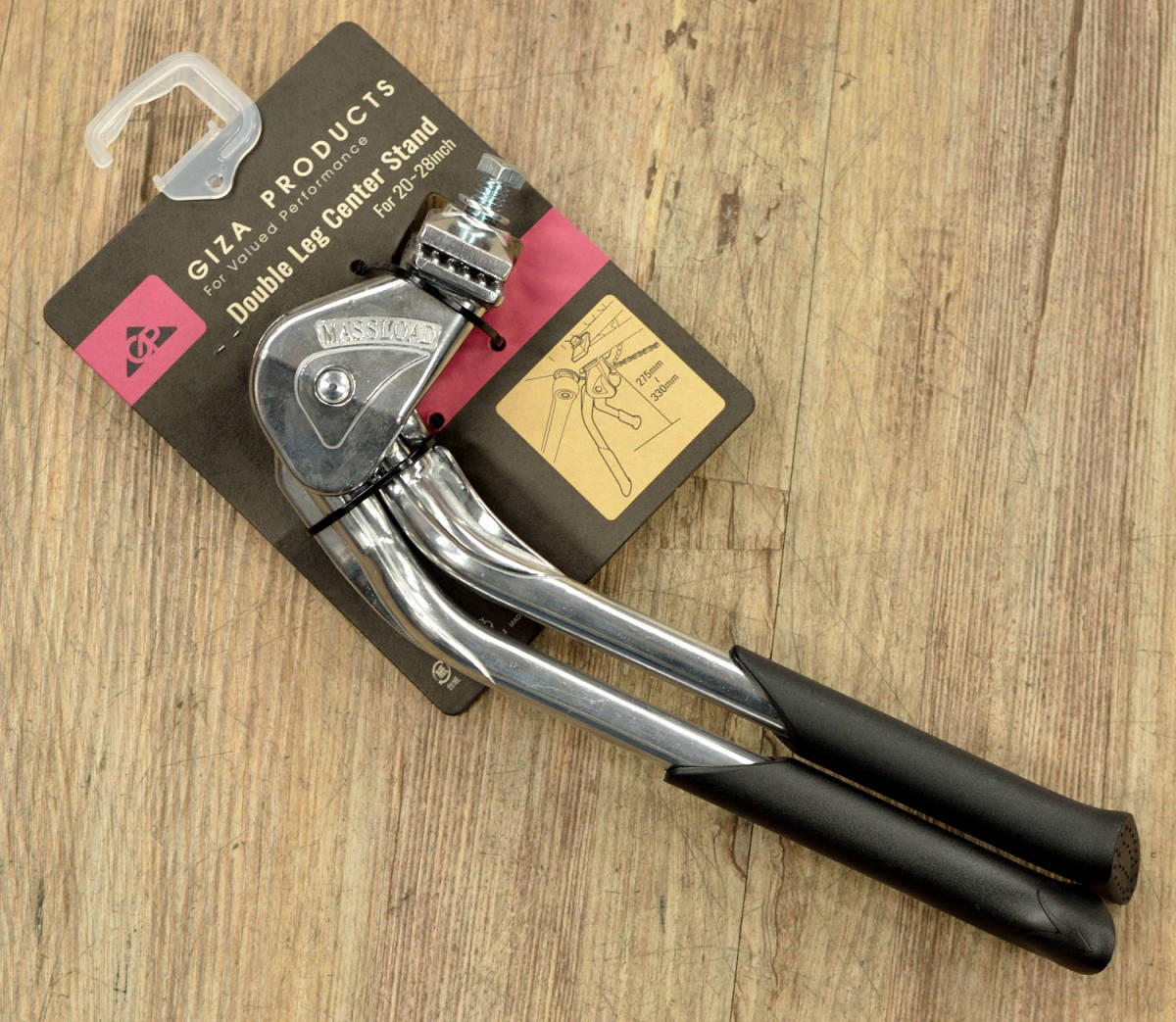 GIZA アジャスタブル ダブルレッグスタンド シルバー センタースタンド ギザプロダクツ/マスロード/MASSROAD/Wレッグ拍卖