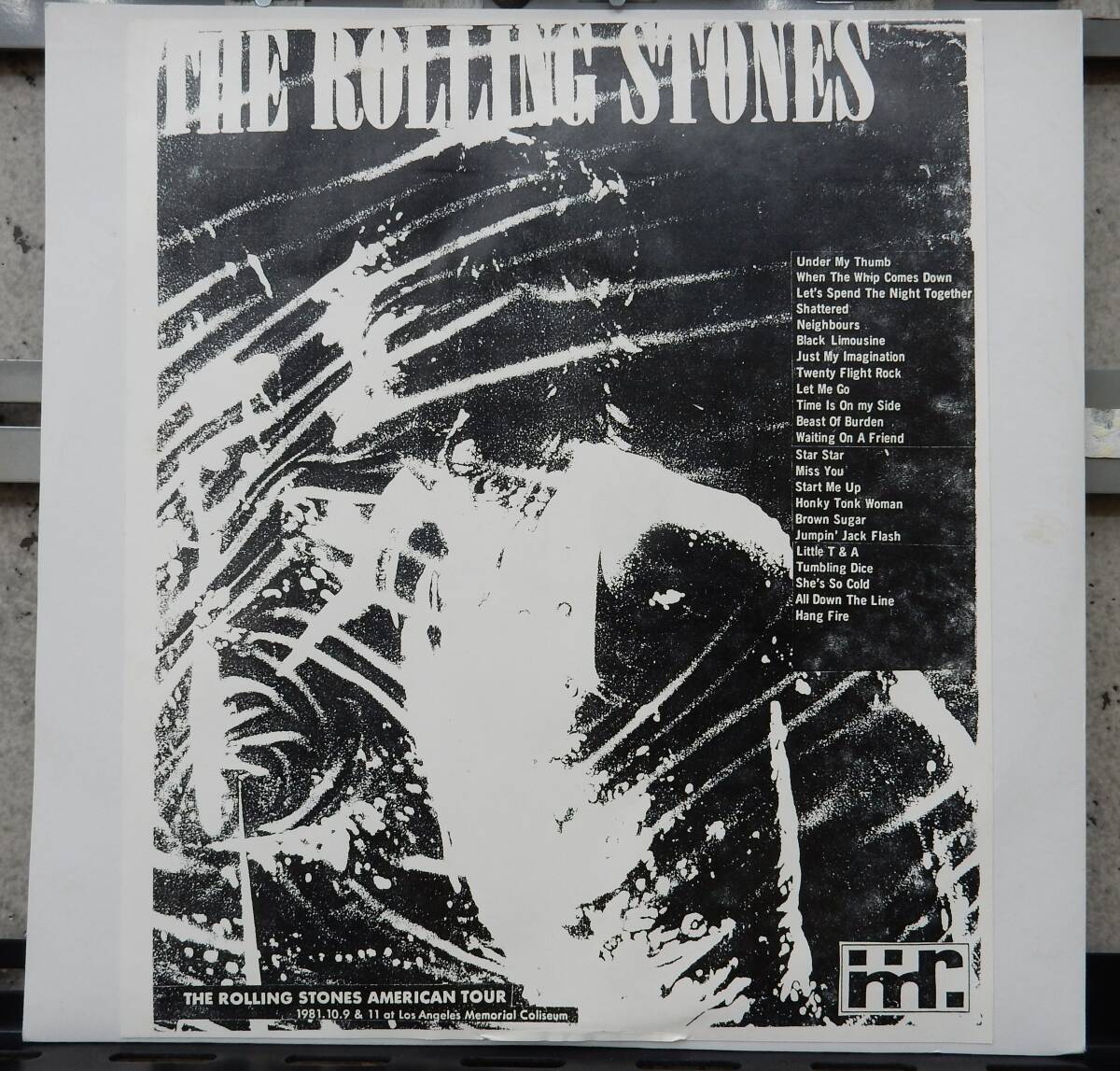 (2LP) THE ROLLING STONES AMERICAN TOUR 1981.10.9 & 11 AT LOS ANGELS MEMORIAL COLISEUM拍卖