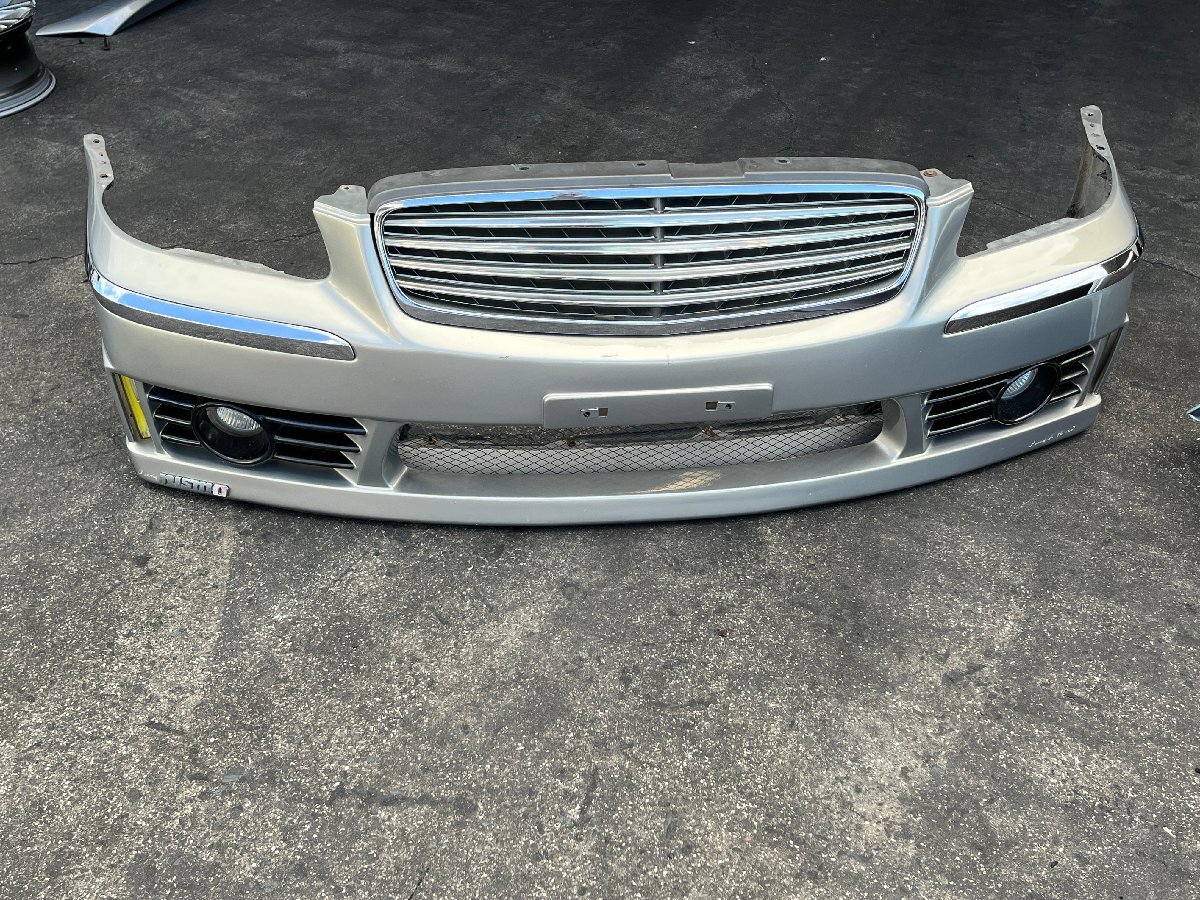 平成16年 日産 ニッサン  シーマ GF50 フロントバンパー 社外品? FRP 9958拍卖