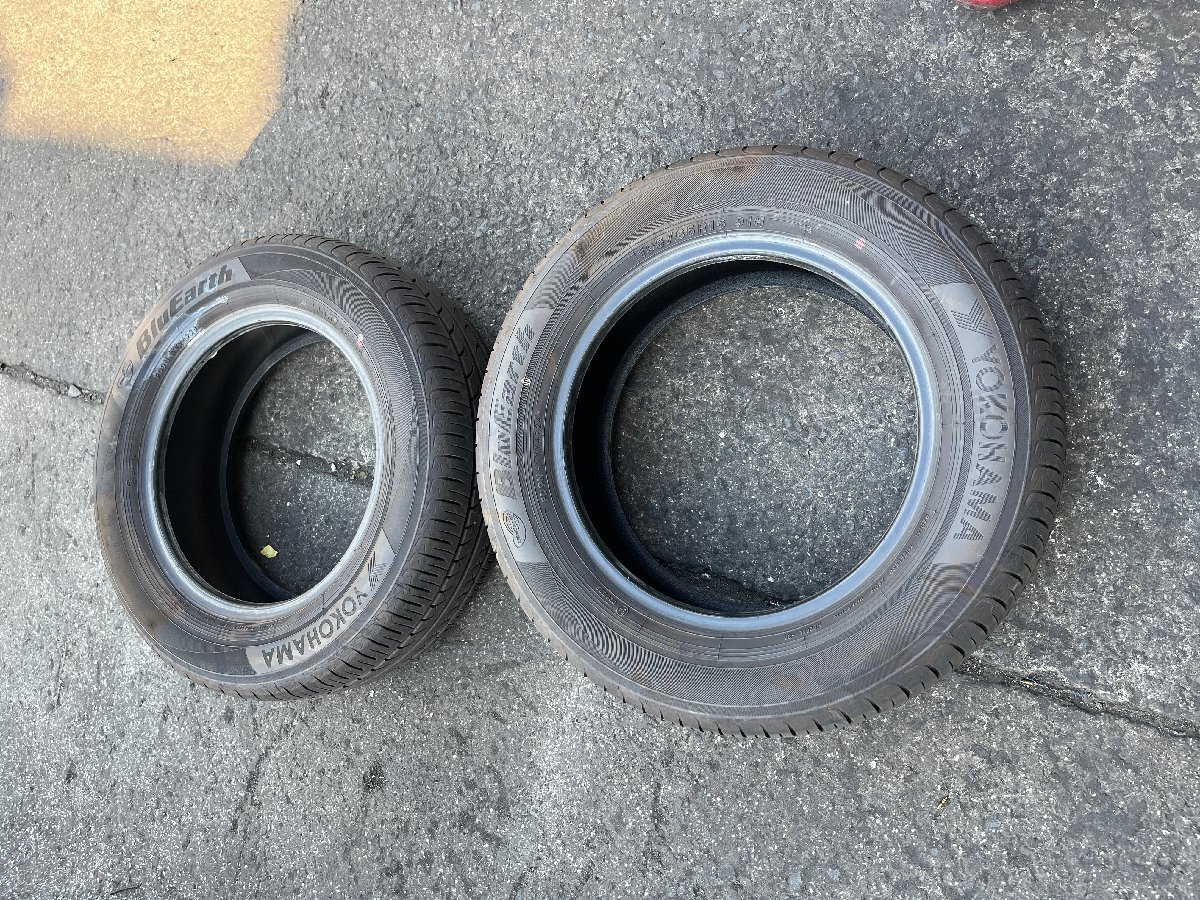 ヨコハマタイヤ BluEarth 195/65 R15 15インチ タイヤ2本セット 中古 2024年製 31拍卖