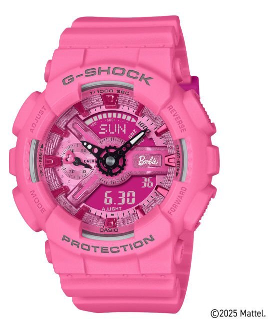 カシオ Gショック 海外モデル コンビ ボーイズ&レディースサイズ GMA-S110BE-4A 新品 「Barbie(バービー)」コラボ限定モデル拍卖