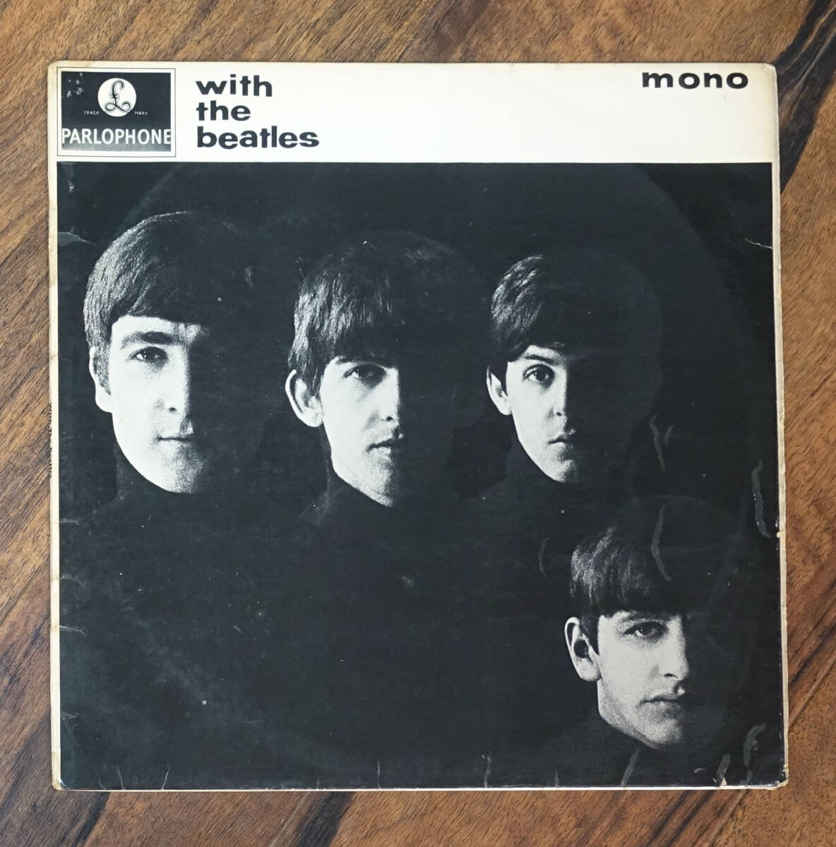 極初期盤! UK Original 初回 PARLOPHONE PMC 1206 1st Jobete Musラベル with the Beatles / The Beatles MAT: 1N/1N拍卖