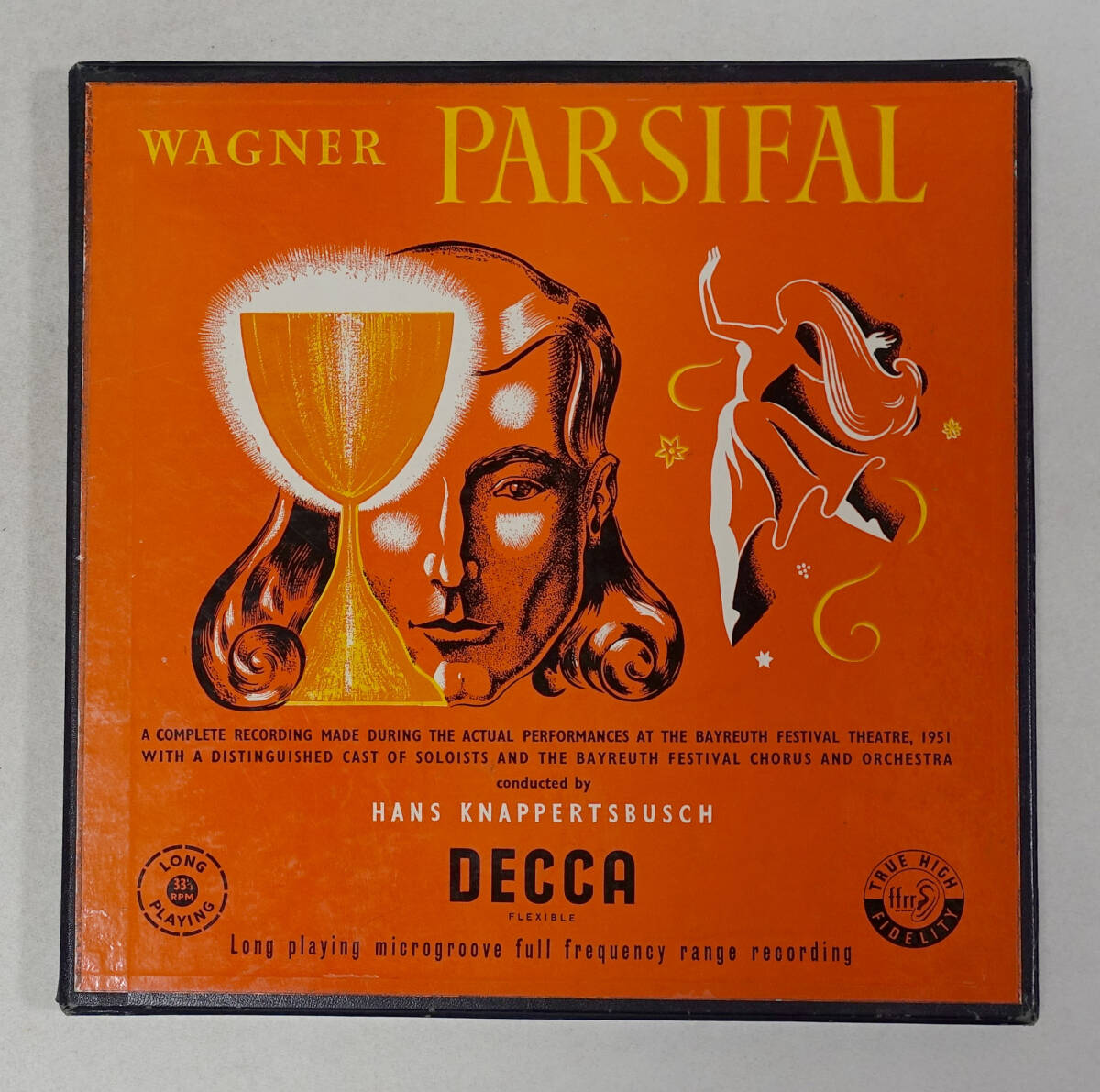 希少! 美盤!英DECCA LXT Bayreuth Festival 『パルジファル』クナッパーツブッシュ拍卖