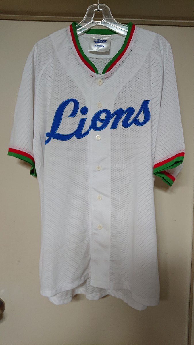 西武ライオンズ80年代黄金期ユニフォーム 新品未使用 L寸拍卖