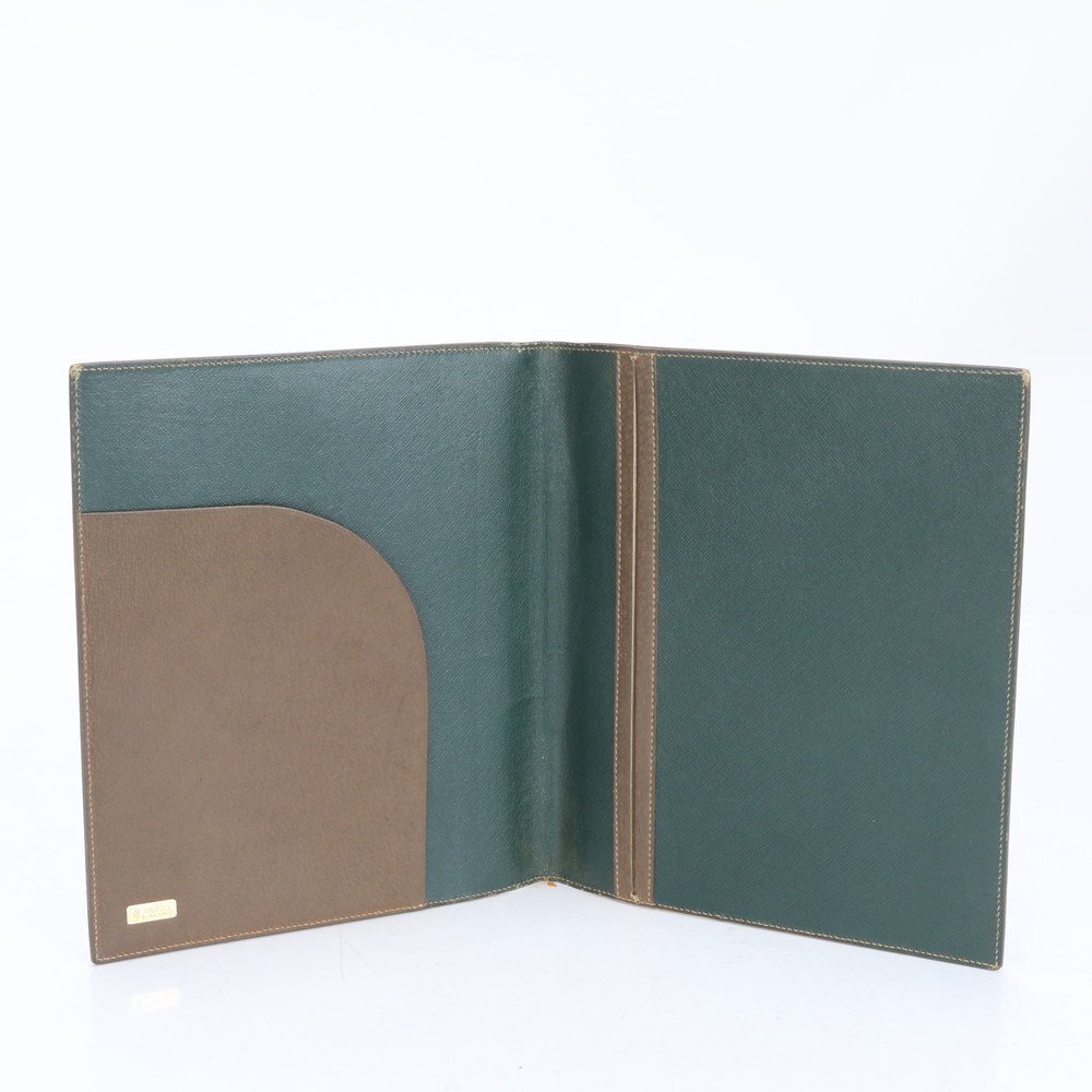 ■美品■ヴィンテージ■オールド グッチ レザー 手帳カバー ブラウン 茶色 ノート 日記 ケース ステーショナリー 本革 ブランド MMM CB10-3拍卖