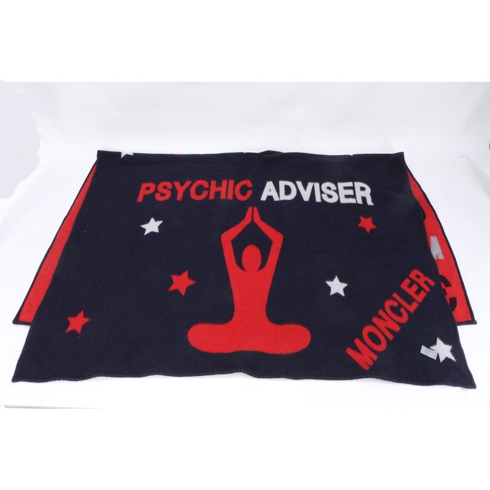 1円■美品■モンクレール■ポンチョ PSYCHIC ADVISER LOVE CAREER MARRIAGE アパレル ストール 防寒具 秋 冬 サイズ 2 メンズ EUE BJ25-7拍卖