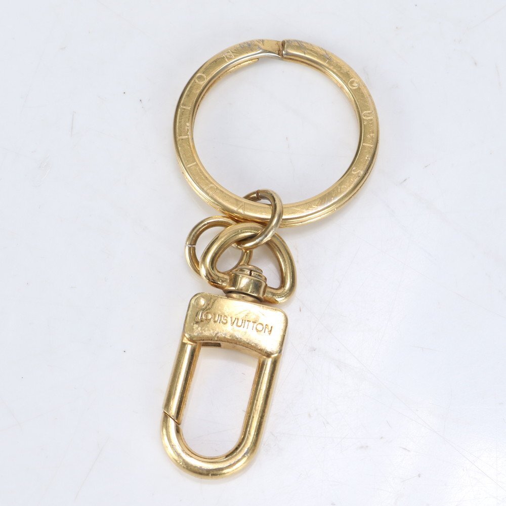 1円■ルイヴィトン■アノクレ キーリング バッグ チャーム ゴールド アクセサリー キーホルダー M62694 メンズ レディース RCE CJ12-8拍卖