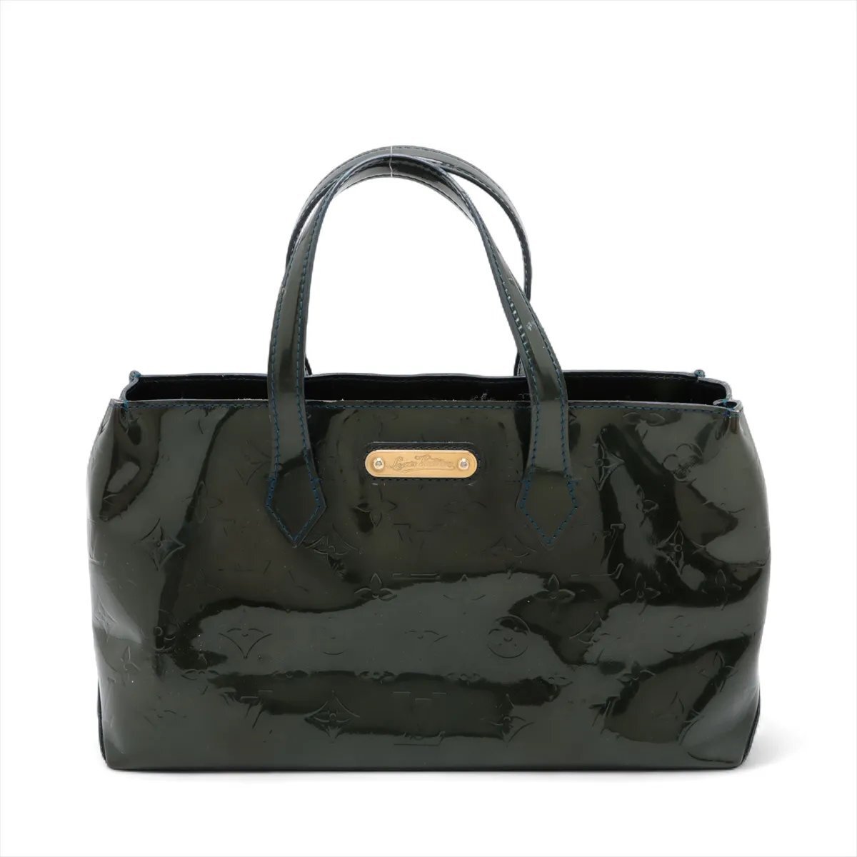 1円■美品■ルイヴィトン■モノグラム ヴェルニ ウィルシャー PM レザー ハンドバッグ トート M93684 レディース EEE CW65-7拍卖