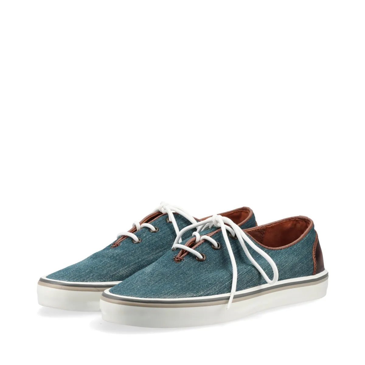 1円■極美品■ベルルッティ■デニム 7 ブルー レザー スニーカー ローカット レースアップ 靴 シューズ 紳士 メンズ MMM CO50-8拍卖