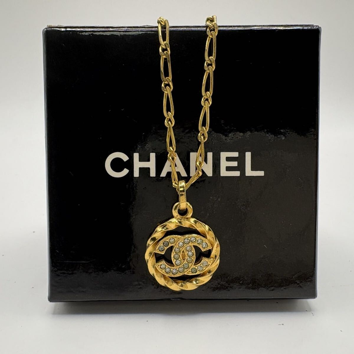 美品 CHANEL シャネル ネックレス ココマーク ゴールド拍卖