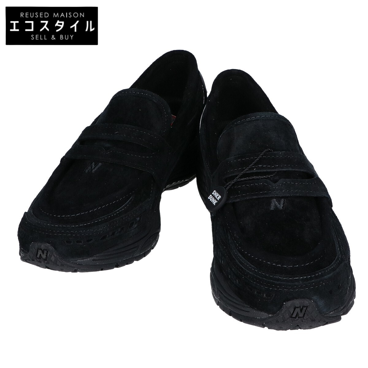 【美品/1円】NEW BALANCE ニューバランス U1906LNT Black Suede スニーカーローファー/ シューズ 26 ブラック メンズ拍卖