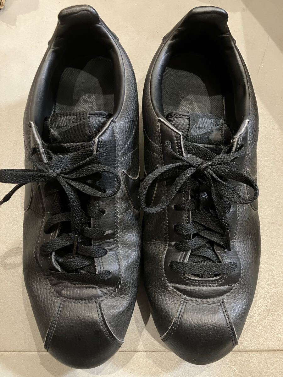 ナイキ クラシック コルテッツ レザー 28.0cm ブラック/ブラック-アンスラサイト 749571-002 NIKE CLASSIC CORTEZ 黒 トリプルブラック拍卖