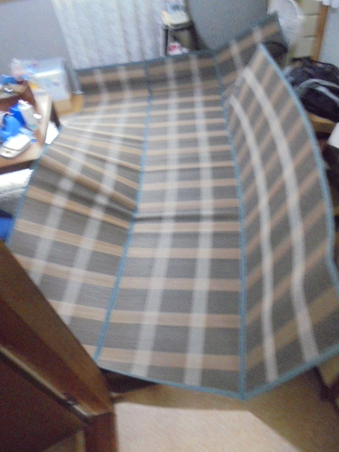 タケラグ トモQ-竹ラグ-/NITORI-ニトリ-/敷物・カーペット/180cm×280cm/美品:保管品-裏地に2・3カ所シミ汚れあり/拍卖