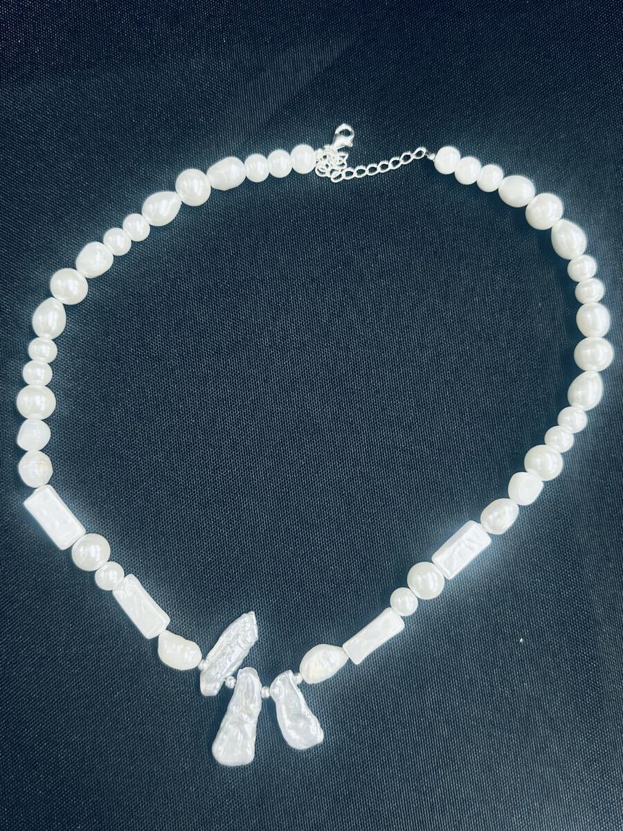 Sv925 アクセサリー チョーカー パール拍卖