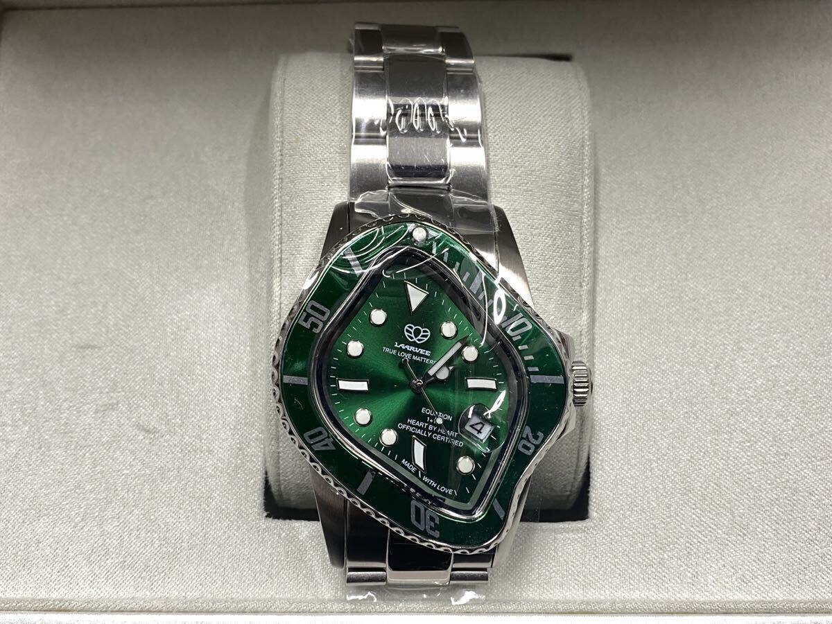 新品未使用 LAARVEE ラーヴィ 腕時計 PEA001 グリーン デイト 即発送可能拍卖